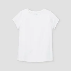 Girls' Short Sleeve T-Shirt - Cat & Jack™ White M