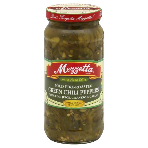 slide 1 of 2, Mezzetta Mild Green Chiles, 16 oz