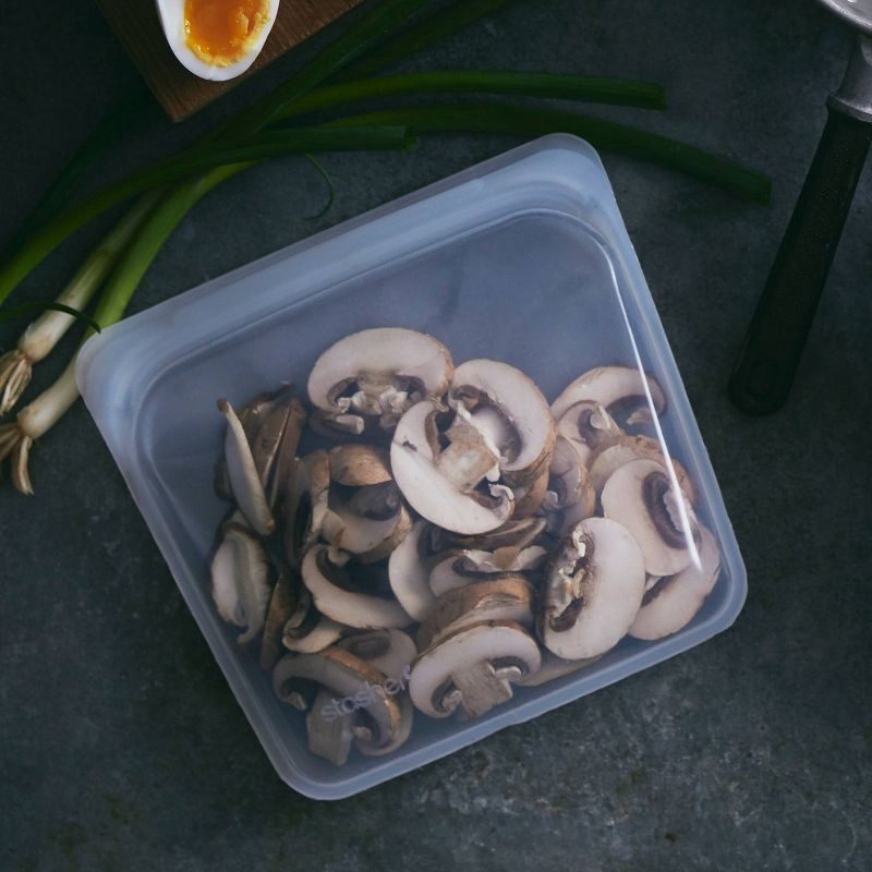 slide 4 of 9, stasher Premium Silicone Reusable Food Storage Sandwich Bag - Mystery Color, 1 ct