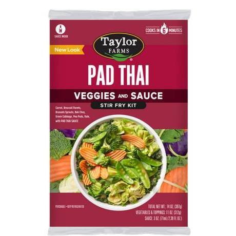 slide 1 of 1, Taylor Farms Pad Thai Stir Fry Kit, 14 oz
