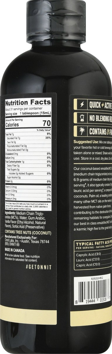 slide 8 of 9, Onnit Non-Dairy Creamy Vanilla Flavor Creamer 16 oz, 1 ct