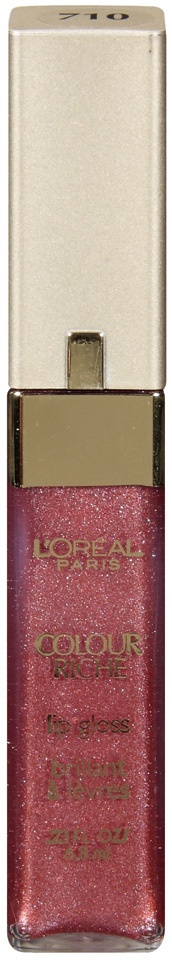 slide 1 of 4, L'Oréal Loreal Color Riche Lipgloss Soft Wine, 0.23 oz