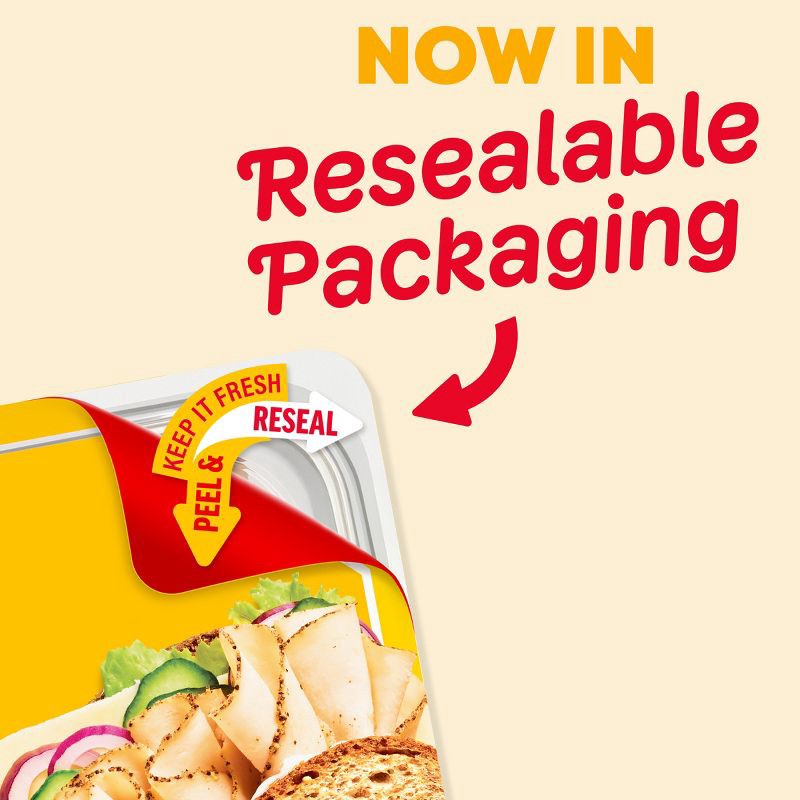 slide 6 of 9, Oscar Mayer Deli Fresh Cracked Black Pepper Turkey Breast Sliced Lunch Meat - 8oz, 8 oz