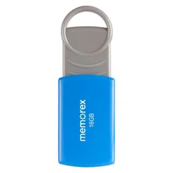 Memorex 16GB Flash Drive USB 2.0 - Blue (32020001621)