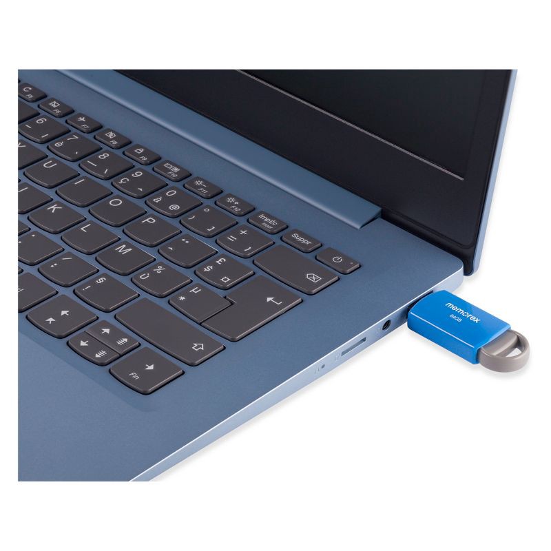slide 5 of 6, Memorex 64GB Flash Drive USB 2.0 - Blue (32020006421), 1 ct