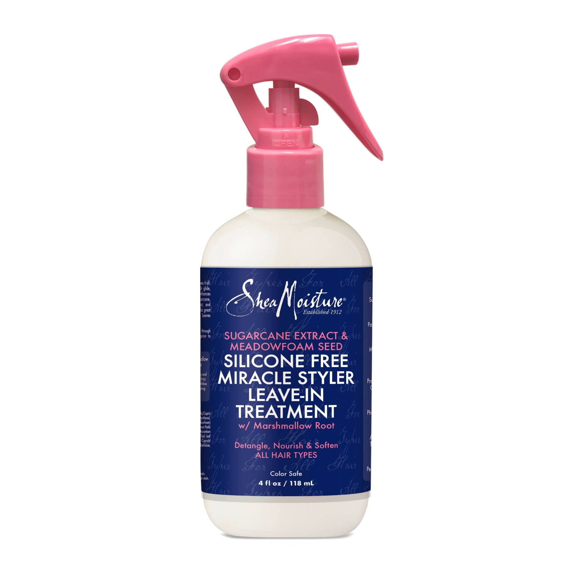 slide 1 of 3, SheaMoisture Silicone Free Miracle Styler Leave-In Hair Treatment, 3.4 fl oz