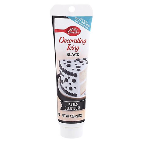 slide 1 of 1, Betty Crocker Decorating Icing Black - 4.25 Oz, 4.25 oz