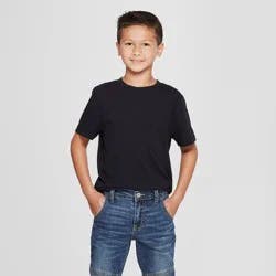 Boys' Short Sleeve T-Shirt - Cat & Jack™ Black L