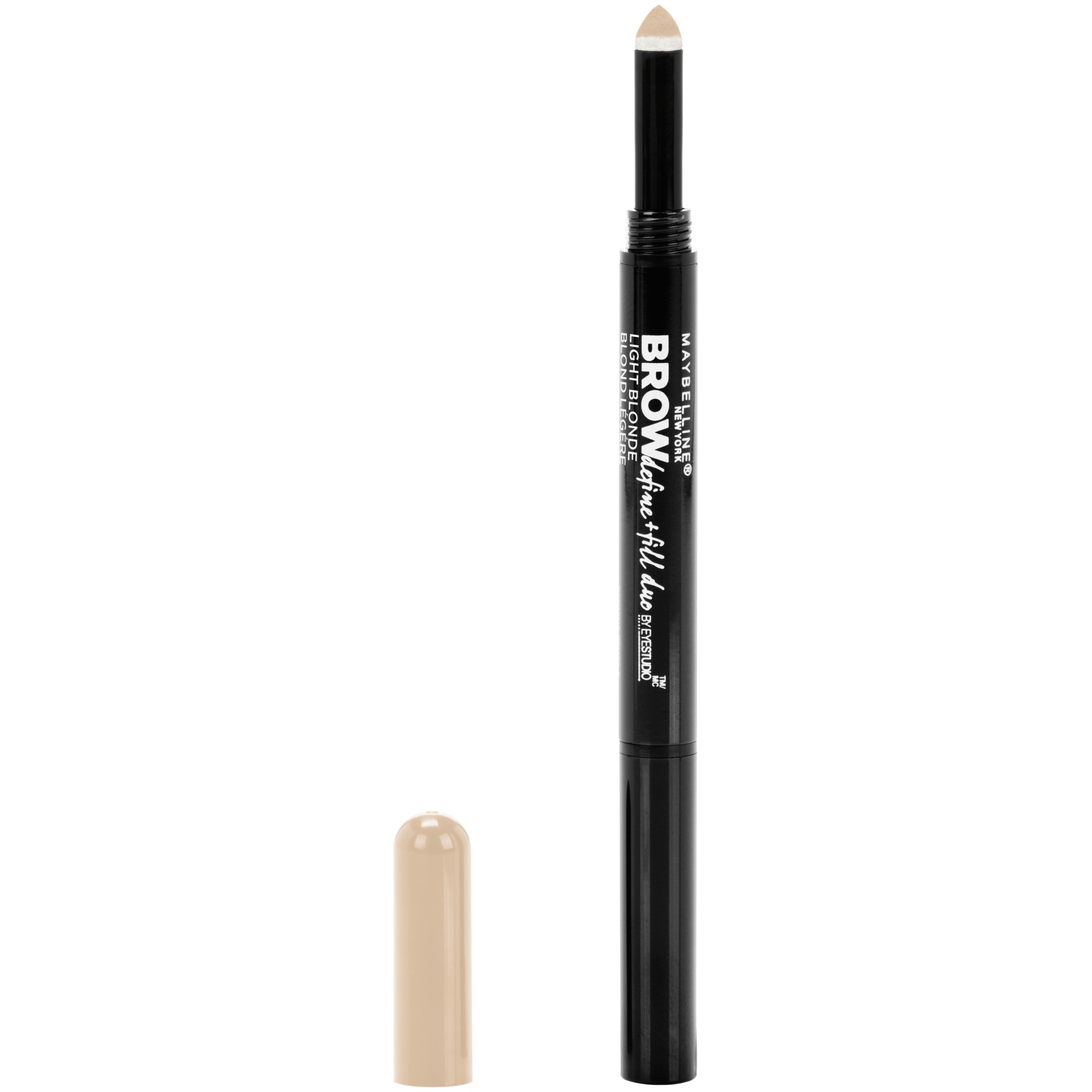 slide 2 of 2, Maybelline Brow Define Fill Duo Makeup Light Blonde, 0.021 oz