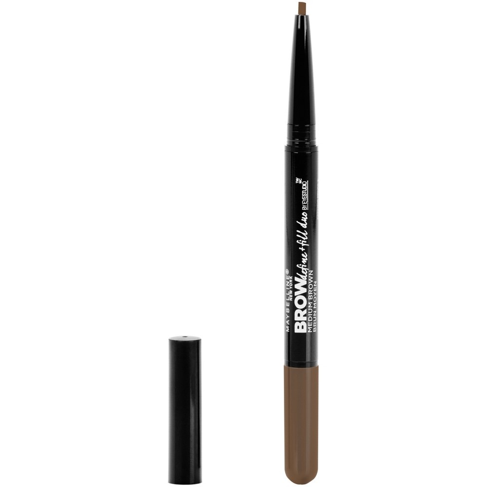 slide 2 of 8, Maybelline Eyestudio Brow Define + Fill Duo - 257 Medium Brown - 0.021oz, 0.021 oz