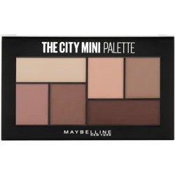 Maybelline City Mini Eyeshadow Palette - 480 Matte About Town - 0.14oz: Brightening, Medium Tones, Pressed Powder