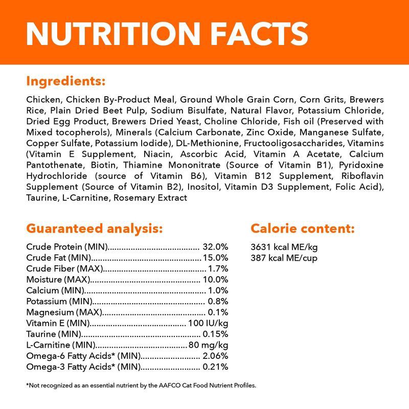 slide 10 of 10, IAMS Proactive Health Urinary Tract Chicken Flavor Dry Cat Food - 7lbs, 7 lb