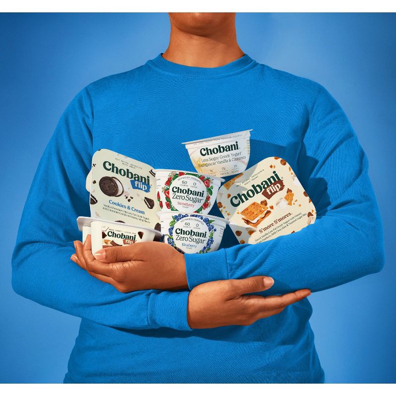 slide 6 of 9, Chobani Flip Low-Fat Chocolate S'more S'mores Greek Yogurt - 4ct/4.5oz Cups, 4 ct; 4.5 oz