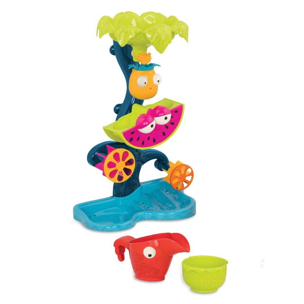slide 4 of 4, B. toys Water Wheel Toy - Tropical Waterfall, 1 ct
