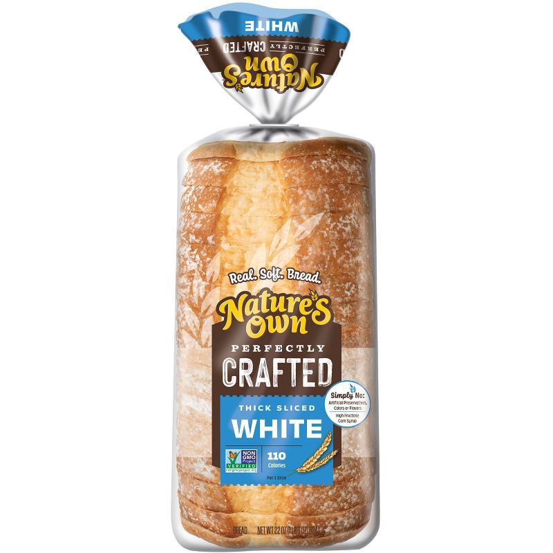 slide 1 of 16, Nature's Own Perfectly Crafted White Sandwich Bread - 22oz, 22 oz