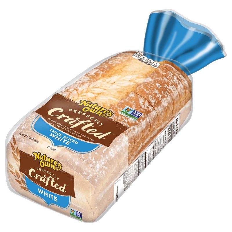 slide 6 of 10, Nature's Own Perfectly Crafted White Sandwich Bread - 22oz, 22 oz
