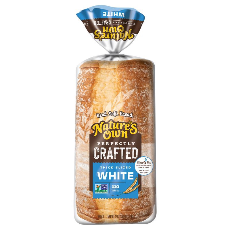 slide 1 of 16, Nature's Own Perfectly Crafted White Sandwich Bread - 22oz, 22 oz