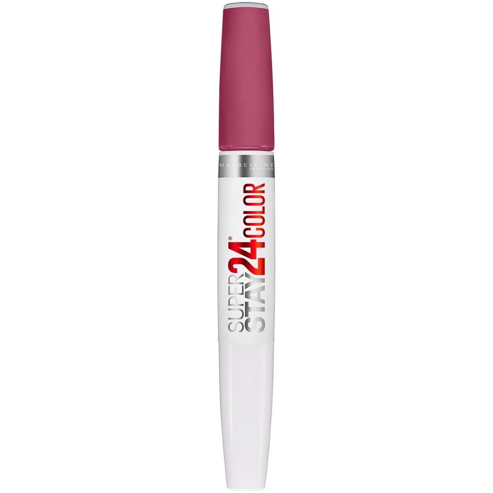 slide 3 of 8, Maybelline Super Stay 24 2-Step Long Lasting Liquid Lipstick - Relentless Ruby - 0.14 fl oz, 0.14 fl oz