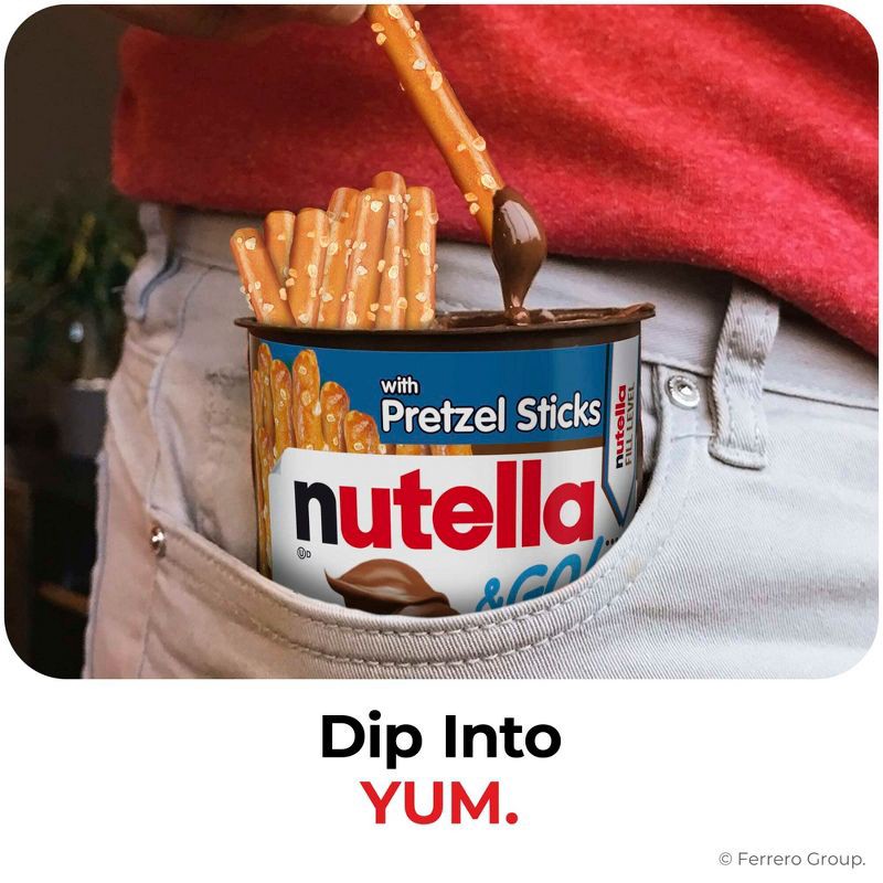 slide 4 of 9, Nutella and Go! with Pretzel Sticks - 7.6oz/4pk, 4 ct; 7.6 oz