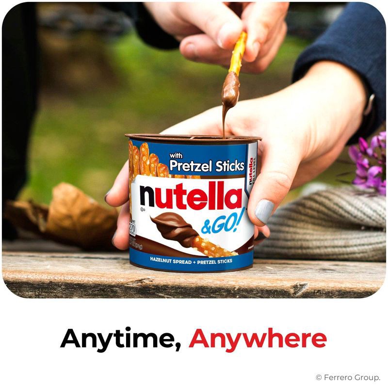 slide 5 of 9, Nutella and Go! with Pretzel Sticks - 7.6oz/4pk, 4 ct; 7.6 oz