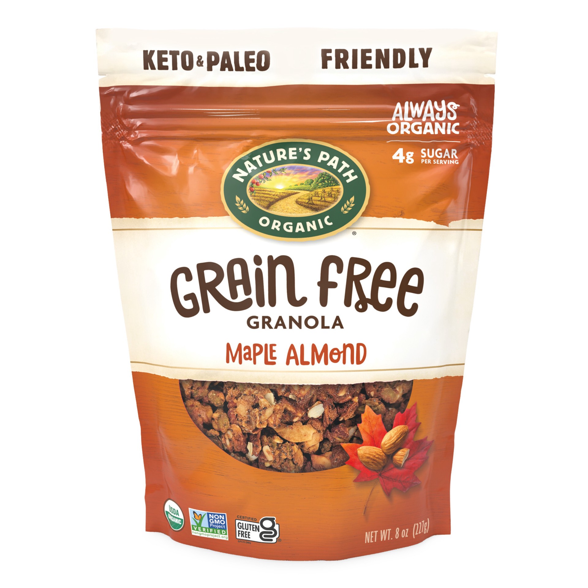 slide 1 of 4, Nature's Path Grain Free Maple Almond Granola - 8oz, 8 oz