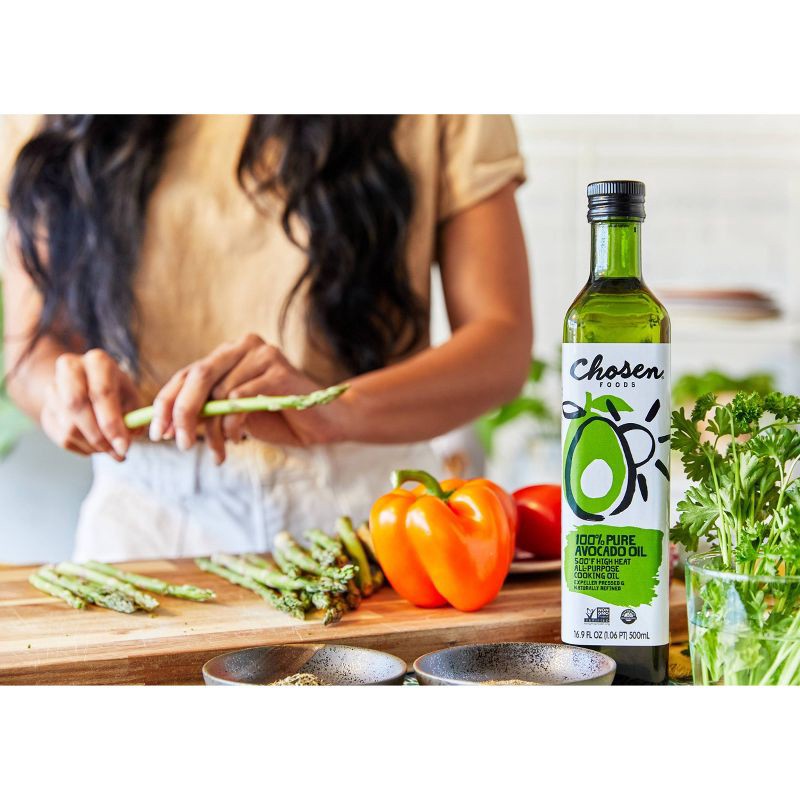 slide 6 of 10, Chosen Foods 100% Pure Avocado Oil - 25.4 fl oz, 25.4 fl oz