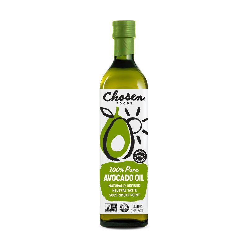 slide 1 of 10, Chosen Foods 100% Pure Avocado Oil - 25.4 fl oz, 25.4 fl oz