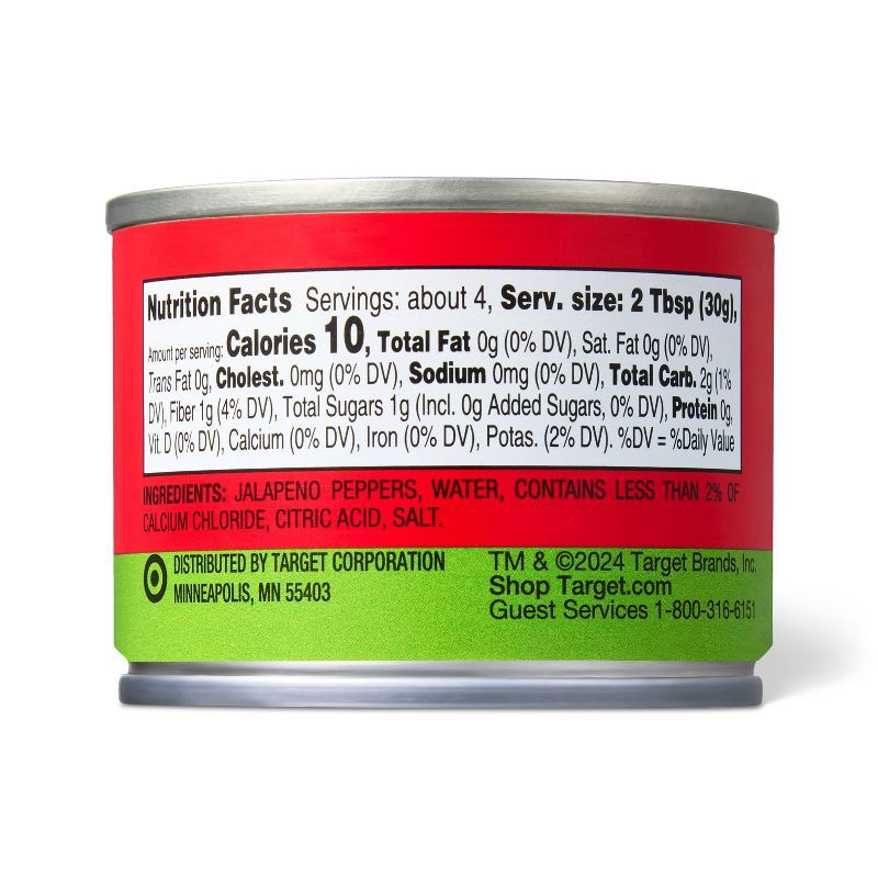 slide 2 of 3, Hot Diced Jalapenos 4oz - Market Pantry™, 4 oz