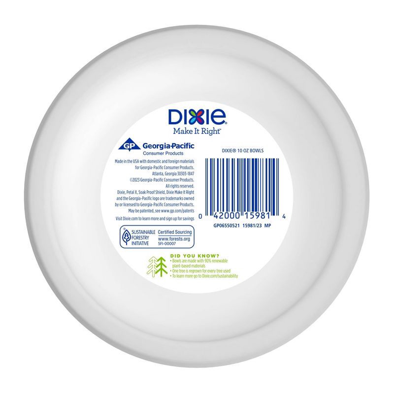 slide 3 of 7, Dixie Everyday Multi Purpose Disposable Bowls - 72ct/10oz, 72 ct, 10 oz