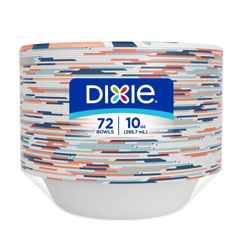 slide 7 of 7, Dixie Everyday Multi Purpose Disposable Bowls - 72ct/10oz, 72 ct, 10 oz