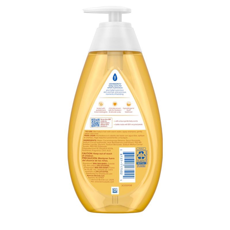 slide 2 of 6, Johnson's Baby Shampoo for Baby's Delicate Scalp & Skin - 20.3 fl oz, 20.3 fl oz