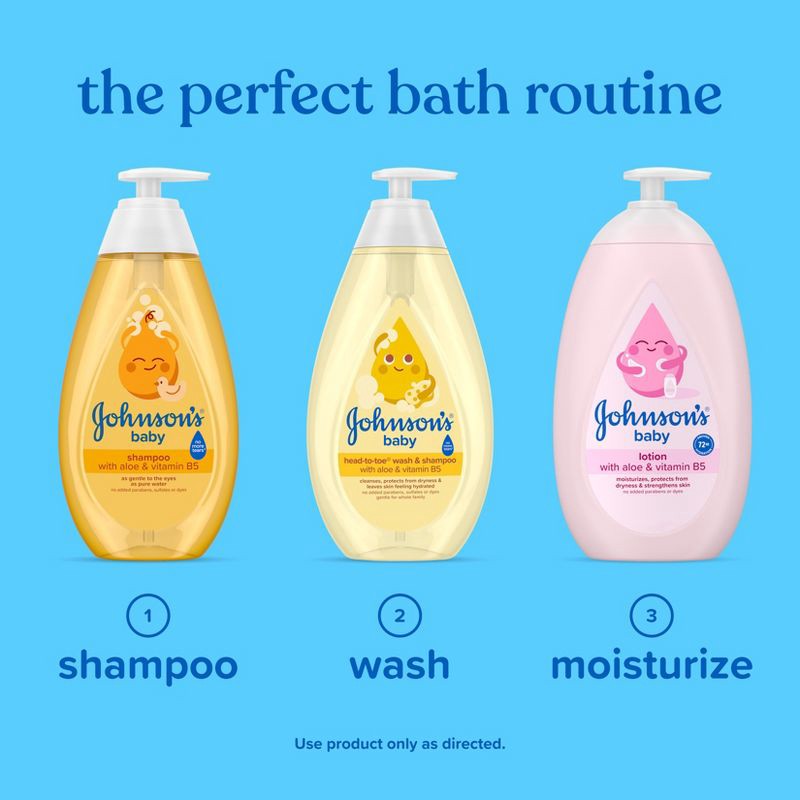 slide 3 of 6, Johnson's Baby Shampoo for Baby's Delicate Scalp & Skin - 20.3 fl oz, 20.3 fl oz