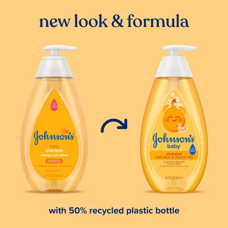 slide 5 of 6, Johnson's Baby Shampoo for Baby's Delicate Scalp & Skin - 20.3 fl oz, 20.3 fl oz