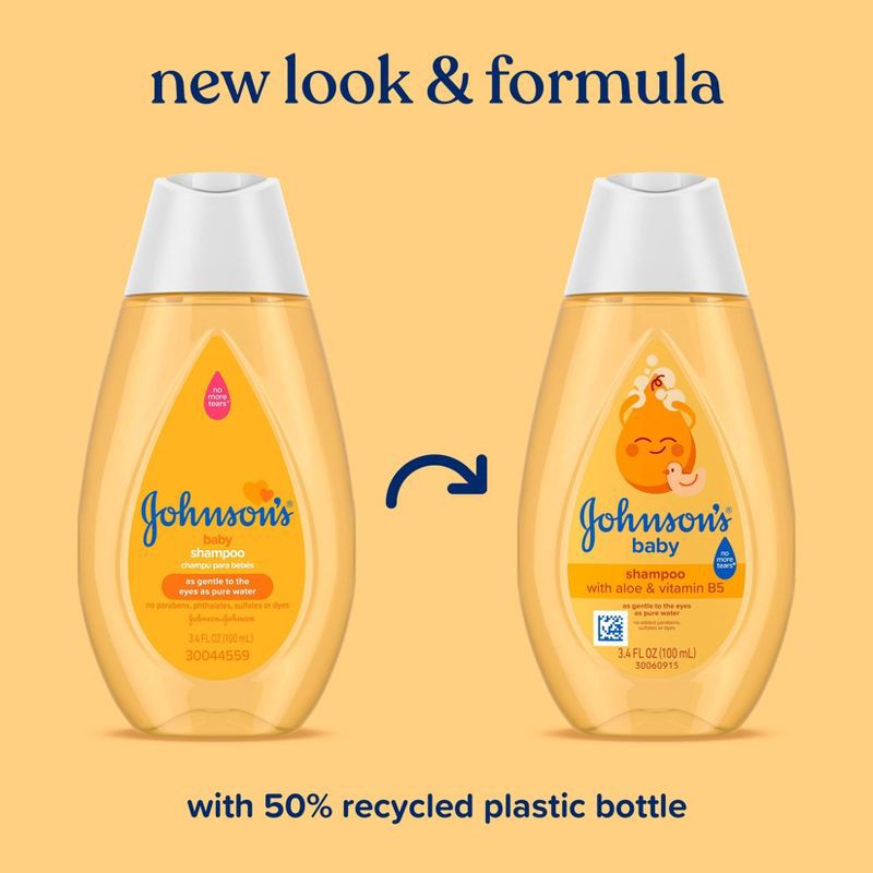 slide 3 of 5, Johnson's Baby Shampoo for Delicate Scalp & Skin - 13.6 fl oz, 13.6 fl oz
