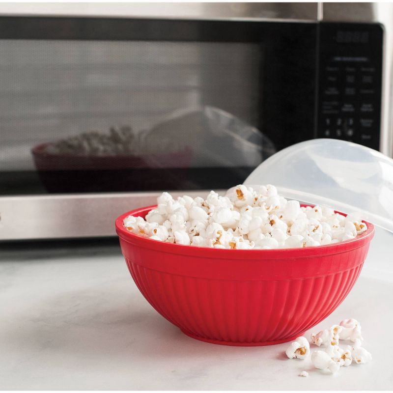 slide 5 of 5, Nordic Ware Nordicware Quick Pop Popcorn Maker - Red 68401TG, 1 ct