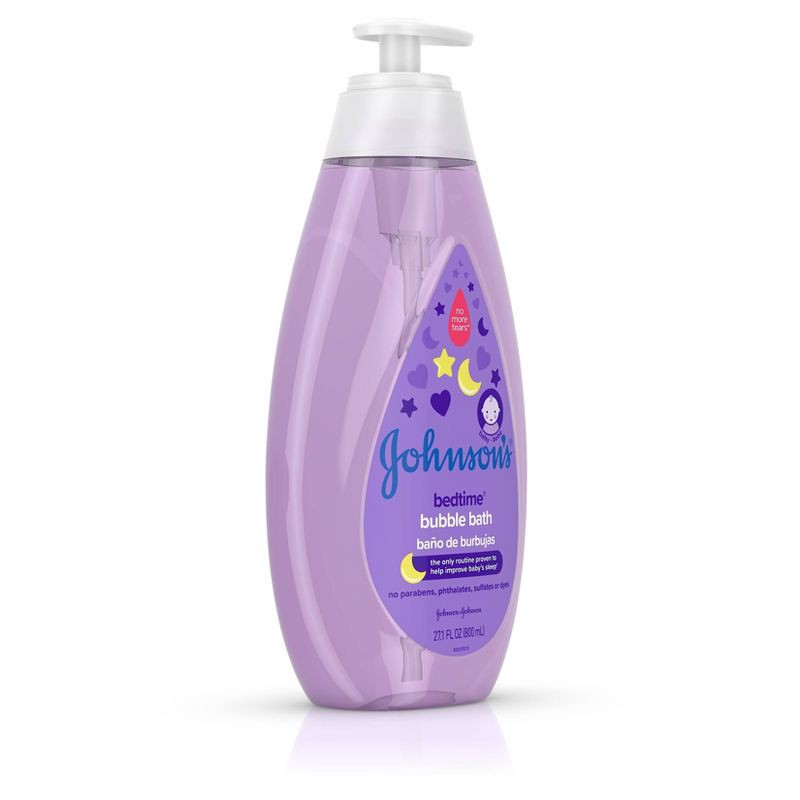 slide 5 of 6, Johnson's Bedtime Bubble Bath - 27.1oz, 27.1 oz