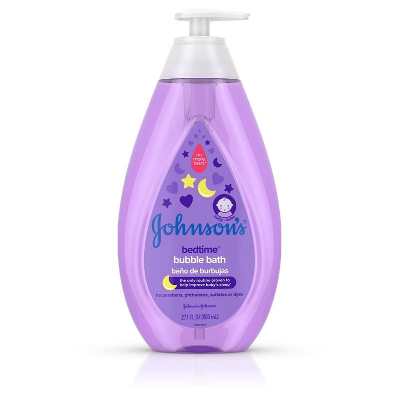 slide 1 of 6, Johnson's Bedtime Bubble Bath - 27.1oz, 27.1 oz