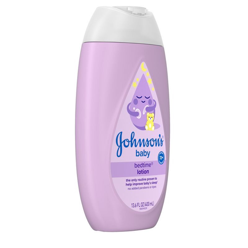 slide 3 of 6, Johnson's Moisturizing Bedtime Baby Body Lotion with Coconut Oil & Natural Calm Aromas -13.6oz, 13.6 oz