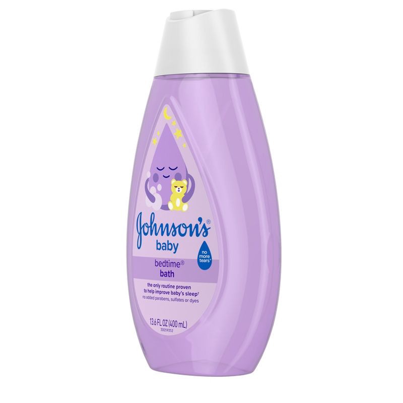 slide 4 of 8, Johnson's Bedtime Baby Bath with Soothing Natural Calm Aromas, Hypoallergenic - 13.6 fl oz, 13.6 fl oz
