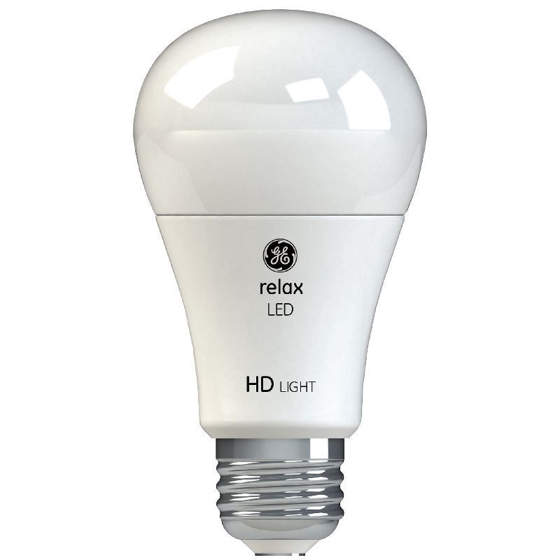 slide 2 of 9, GE Household Lighting GE 4pk 60W Relax A19 LED Light Bulbs Soft White, 4 ct