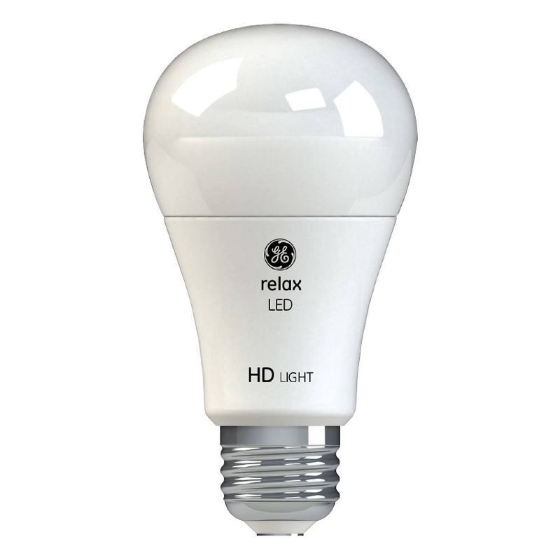 slide 4 of 9, GE Household Lighting GE 2pk 100W Relax A19 LED Light Bulbs Soft White, 2 ct