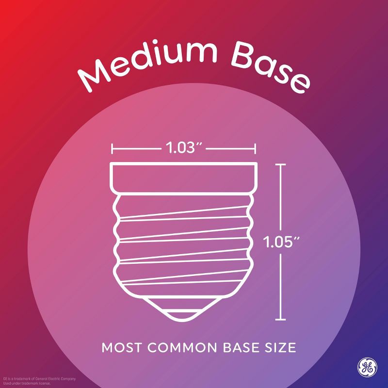 slide 5 of 5, GE Household Lighting GE 4pk 40W Basic A19 LED Light Bulbs Daylight, 4 ct
