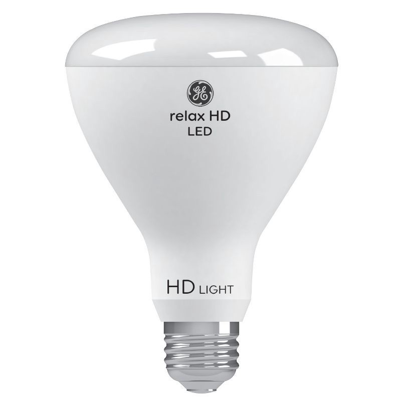 slide 2 of 6, GE Household Lighting GE 2pk 65W Relax BR30 LED Indoor Floodlight Bulbs Soft White, 2 ct