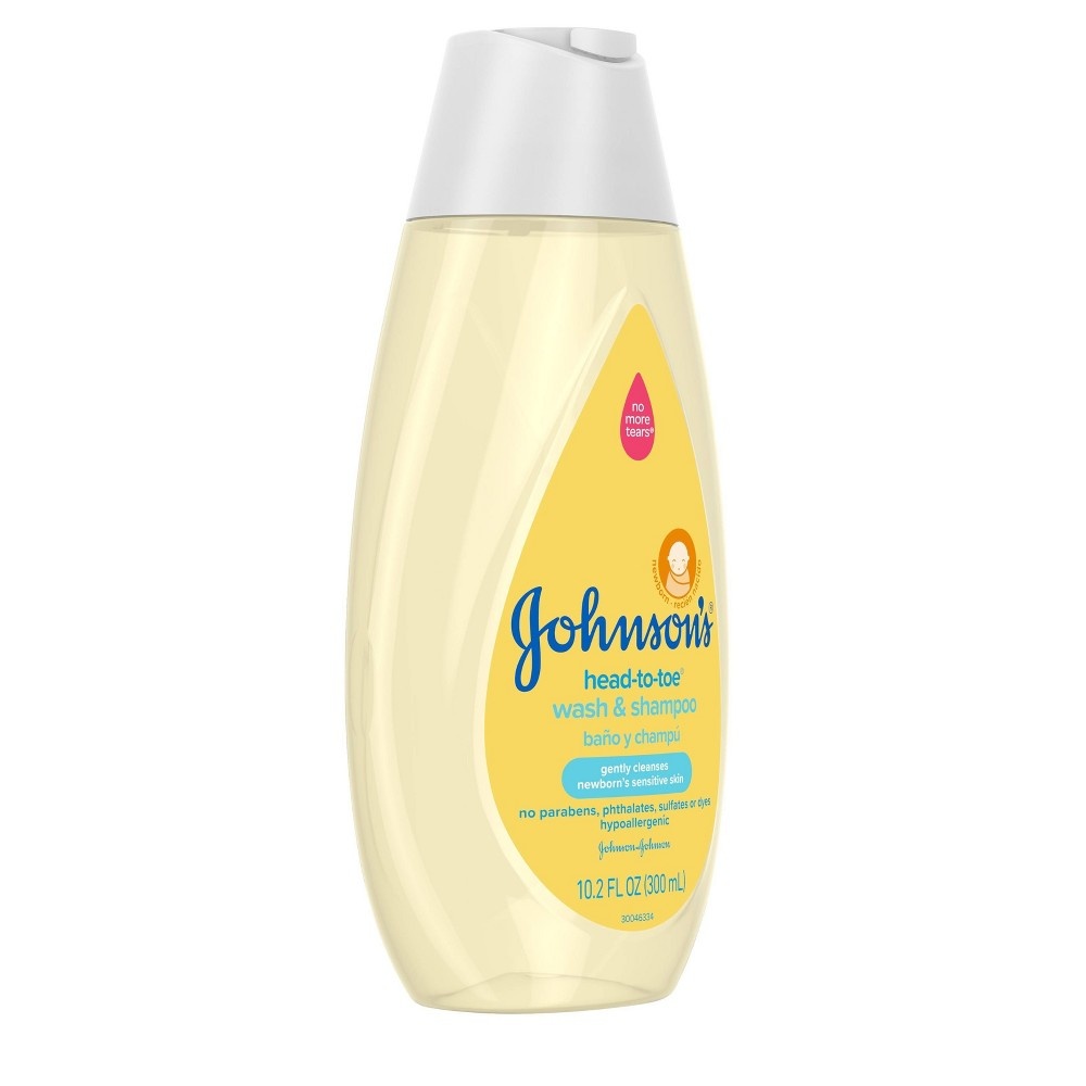 slide 6 of 7, Johnson's Head-To-Toe Baby Wash and Shampoo, 10.2 fl oz