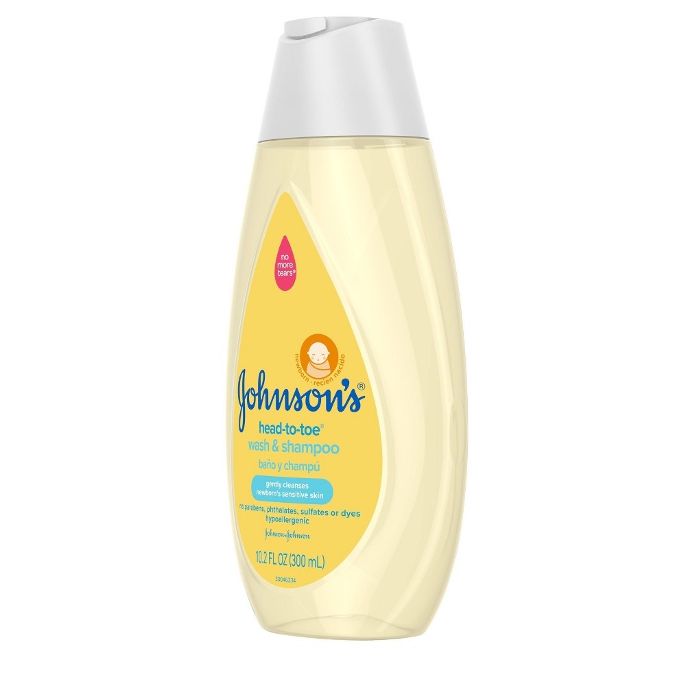 slide 2 of 7, Johnson's Head-To-Toe Baby Wash and Shampoo, 10.2 fl oz