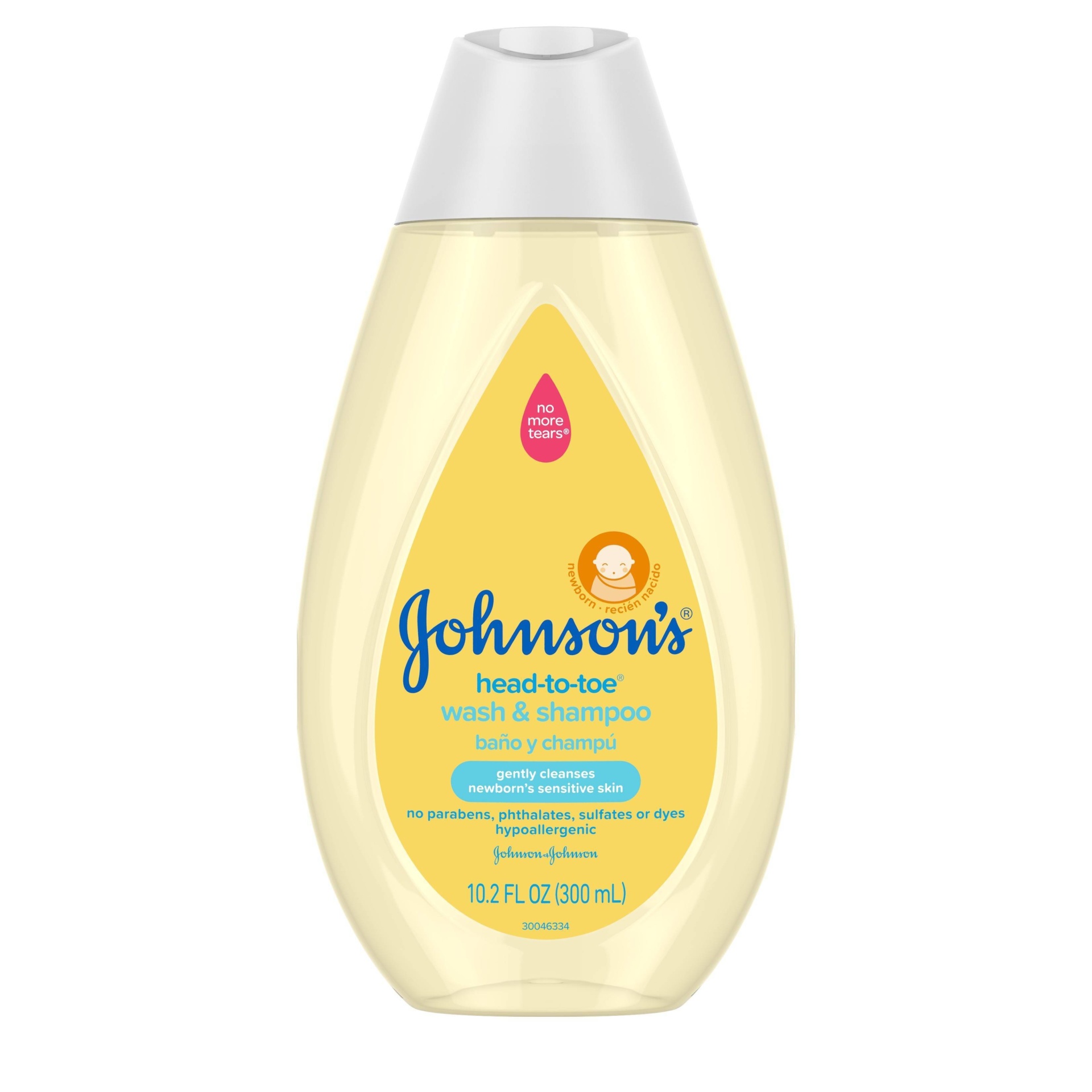 slide 1 of 7, Johnson's Head-To-Toe Baby Wash and Shampoo, 10.2 fl oz