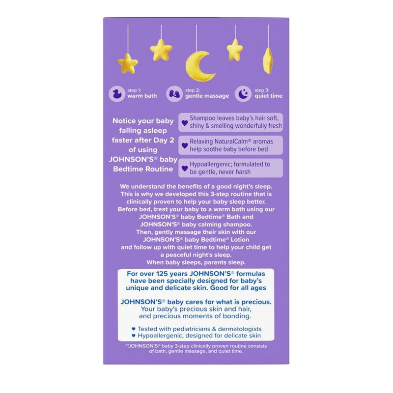 slide 6 of 7, Johnson's Sleepy Time Bedtime Baby Gift Set Includes Baby Bath Shampoo, Wash & Body Lotion - 3ct, 3 ct