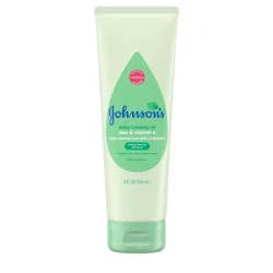 Johnson's Baby Creamy Body Oil with Aloe & Vitamin E for Delicate Skin, Hypoallergenic - 8 fl oz