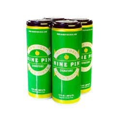 Nine Pin Signature Cider - 4pk/16 fl oz Cans