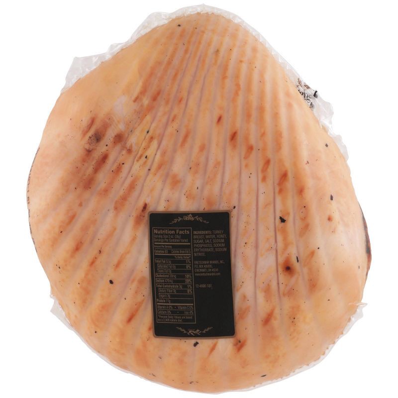 slide 5 of 8, Kretschmar Pan Roasted Honey Off the Bone Turkey Breast - Deli Fresh Sliced - price per lb, per lb